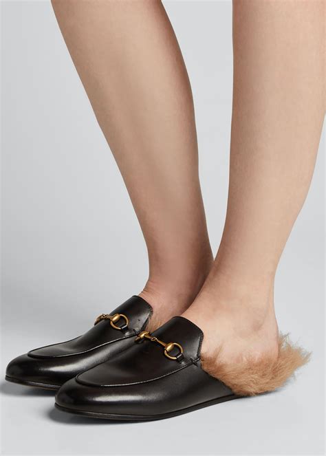 gucci princetown fur mules|gucci princetown mule outfits.